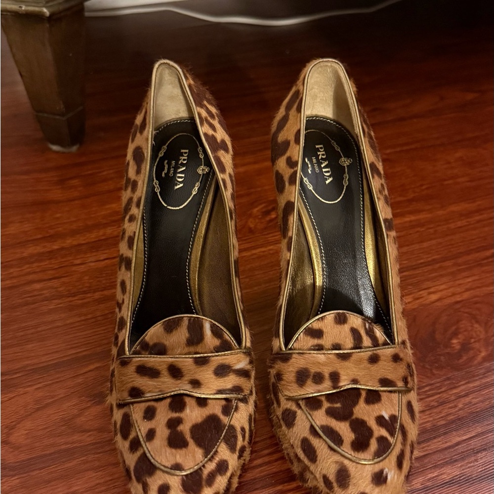 Prada Leopard Print Women's Shoes
